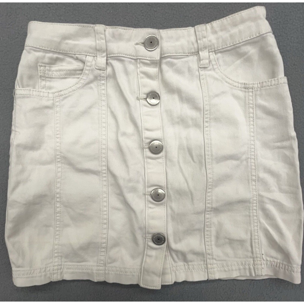 BCBGeneration Mini Skirt Buttons Pockets Casual Every Day Y2K